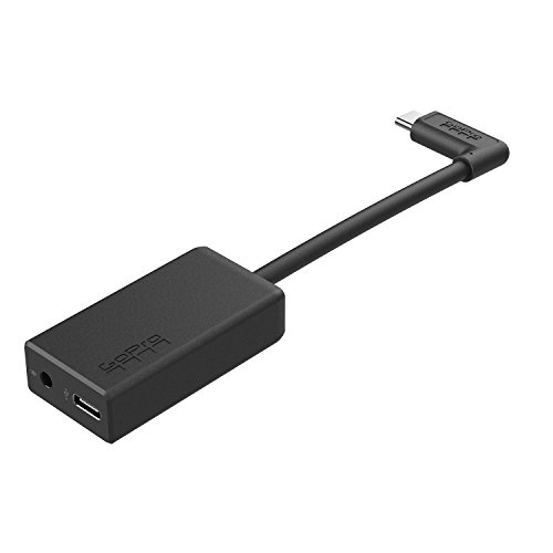 GoPro Pro 3,5-mm-Mikrofonadapter für HERO7 Black, HERO6 Black, HERO5 Black, HERO5 Session (Offizielles...