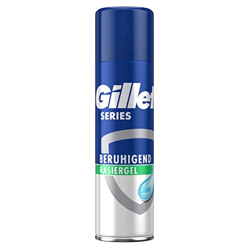 Gillette Series Bartpflege beruhigendes Rasiergel Männer (200 ml), mit Aloe Vera, Geschenk für Männer
