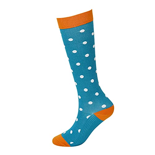 Socken Adventskalender Komprimierung Frauen Outdoor-Sports Tarvel-Socken Socken Kinder Sneaker Socken 33 (Blue, L)