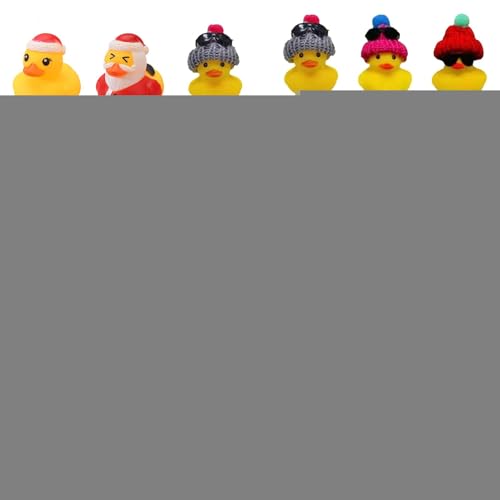Badeente Badespielzeug | 2024 Weihnachten Gelbe Ente Countdown Kalender | 24-tägige Advent mit 24 Badeenden Spielzeug, Gummiente Weihnachten Countdown Anzug für Kinder und Erwachsene