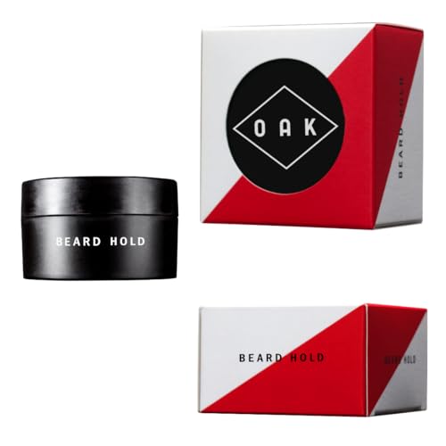 OAK BEARD HOLD I Bartwachs, Bartpomade (50 ml): Bringt Halt und kompakte Form. Bartstyling mit natürlichen Wachsen und Ölen für Männer mit Vollbart. Zertifizierte Naturkosmetik aus Berlin.