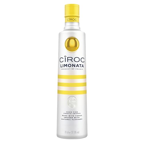 CÎROC Limonata | Ultra-Premium Wodka | inspiriert von mediterranem Luxus | sommerlicher Zitrusgeschmack | handgefertigt in Frankreich | 37.5 % vol | 700 ml Einzelflasche