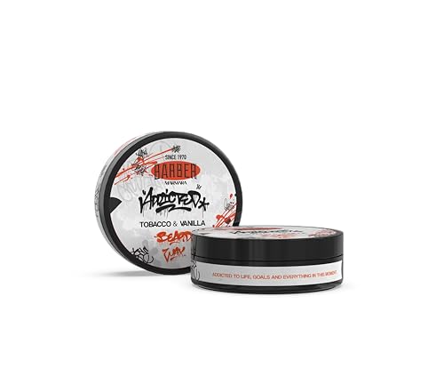 Barber Marmara Tocacco & Vanilla Bartwachs 50ml - Schnurrbart Wachs - Bart Wachs Bartwichse Schnurrbart -Bart Styling Wachs Bart Wax starker halt - Bartfestiger | Beard Wax