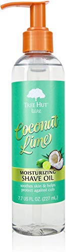 TREE HUT, Feuchtigkeitsspendendes Rasieröl aus Zitrone und Kokosnuss, verhindert Reizungen, mit Haferkörnern und Vitamin E, 227 ml