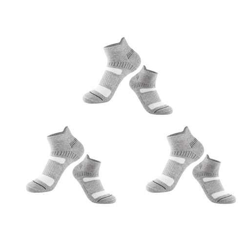 Lammfell Socken und Sport- und Freizeit-Low-Top-Shallow-Mouth-Saison-Kurzsocken für Herren, 3 Stück Socken Ohne Bündchen (GY1, One Size)