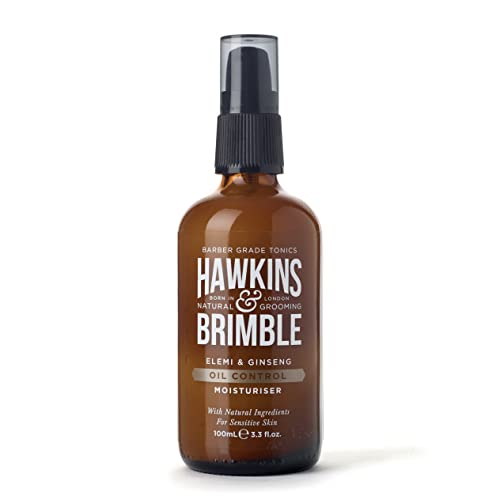 Hawkins & Brimble Oil Control Gesichtsfeuchtigkeitsspender für Männer, feuchtigkeitsspendend für empfindliche Haut für Männer mit natürlichen Inhaltsstoffen, feuchtigkeitsspendend für fettige Haut,