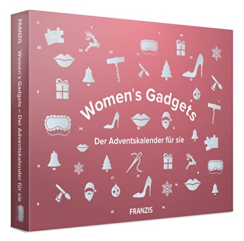 FRANZIS 67181 - Women's Gadgets - Der Adventskalender für Sie, 24 kleine Überraschungen, die Frauenherzen höher schlagen lassen