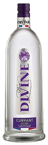 Pure Divine - Schwarze Johannisbeere Vodka, Aromatisierter Wodka aus den Nordvogesen, Frankreich - 37.5 Prozent Vol (1 x 1 l)