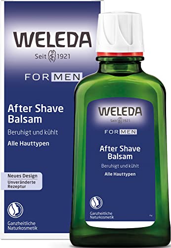 WELEDA Bio FOR MEN After Shave Balsam, erfrischendes Naturkosmetik Balsam zur Pflege und Beruhigung der Haut...