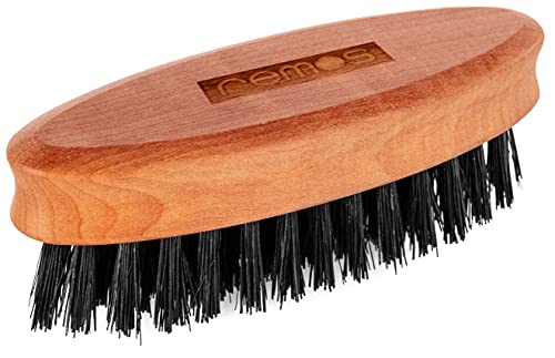 REMOS Bartbürste mit 100% Wildschweinborste aus heimischem Birnbaumholz