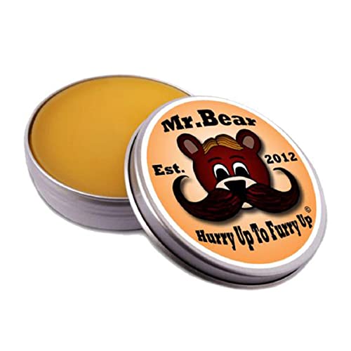 Mr. Bear Family: Moustache Wax'Hurry up' Original Citrus - Schnurrbartwachs