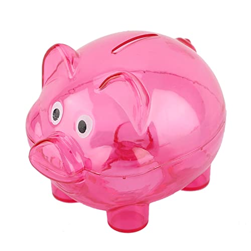 Schweine-Münzen-Bank, Sparschwein, Baby-Sparbank, Dekorativ für Mädchen für Jungen (Kleines Rosenrot)