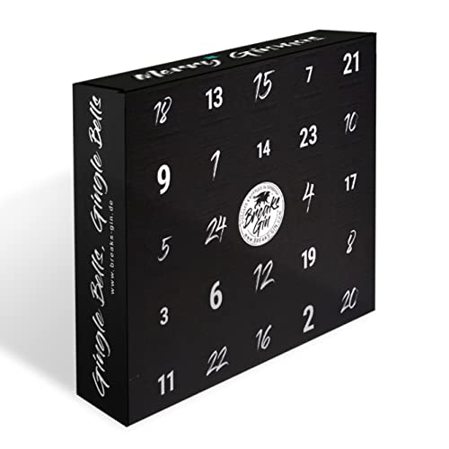 Breaks Gin Premium Adventskalender 2022 mit 24 leckeren Gin Kreationen a 5cl - Handgemachter Gin Weihnachtskalender 2022 - Wunderbares Gin Geschenkset