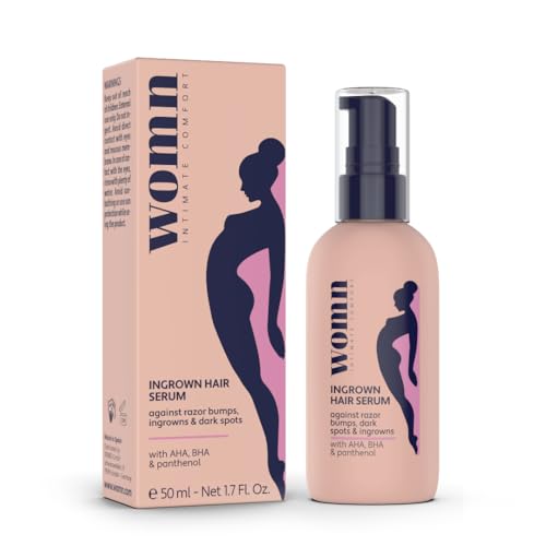 womn Intimate Comfort INGROWN HAIR SERUM - Serum gegen eingewachsene Haare, Rasierpickel & Hautverfärbungen,...