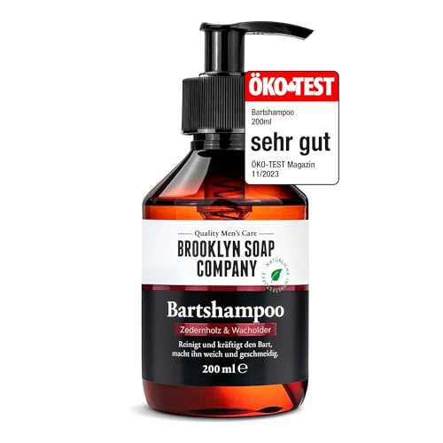 Bartshampoo (200ml) · BROOKLYN SOAP COMPANY · Bartseife reinigt und pflegt den Bart ✓ · reduziert Schuppen ✓
