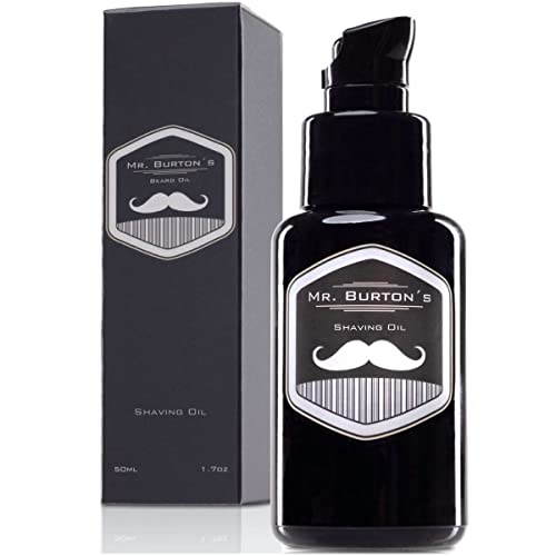 Bartöl für die Bartpflege von Mr. Burton´s Beard Oil - PURE - duftneutral - 50ml Bart Öl - 100%...