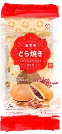 1x165g Tokimeki Dorayaki Azuki - leckerer asiatischer Pancake Snack (Red Bean)