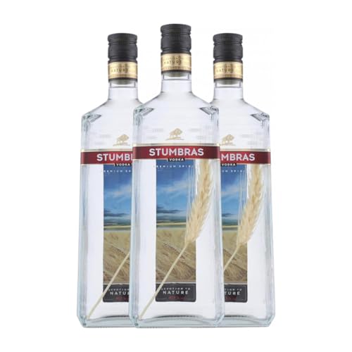 Wodka Stumbras 70 cl (Karton mit 3 Flaschen von 70 cl)