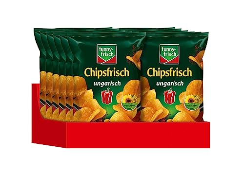funny-frisch Chipsfrisch ungarisch, 12er Pack (12 x 40 g)