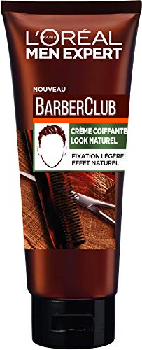 L'Oréal Men Expert BarberClub Haarcreme, natürlicher Look, leichte Fixierung & natürlicher Effekt, 100 ml