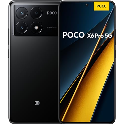 Poco X6 Pro 5G Smartphone, 15+512GB Handy ohne Vertrag, 120Hz 6,67' 1,5k AMOLED Display, 64MP OIS...