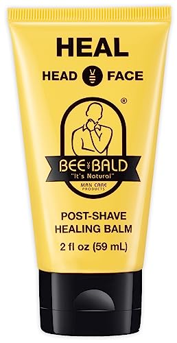 Bee Bald HEAL After-Shave Heilbalsam - Beruhigt Beschädigte Haut, Behandelt Pickel & Rasurbrand, Geeignet...