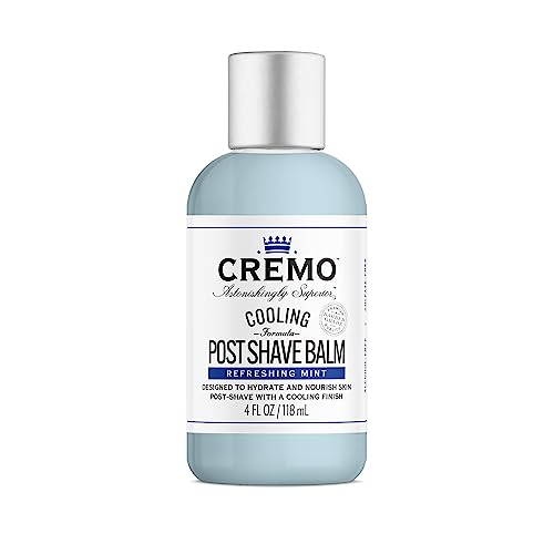 CREMO - Cooling Post Shave Balm For Men | Refreshing Mint Formula | 118ml