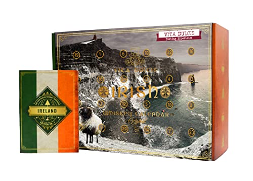 Vita Dulcis Whiskey Ireland Adventskalender 2024 - Weihnachtskalender mit 24x0,02l Miniaturen