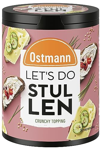 Ostmann Gewürze - Let's Do Stullen Topping | Ostmann X DoktorFroid | Cruncy Topping mit geröstetem Sesam und Rauchsalz | für Sandwich und Butterbrot | 55 g in recyclebarer Metalldose