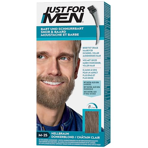 Just For Men Schnurrbart & Bart, Bart Farbe, Tönung, Bartfarbe, Eliminiert Graue Haare Für Ein Volleres...