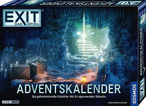 KOSMOS 693206 EXIT® - Das Spiel Adventskalender 2020 Die geheimnisvolle Eishöhle, mit 24 spannenden Rätseln...