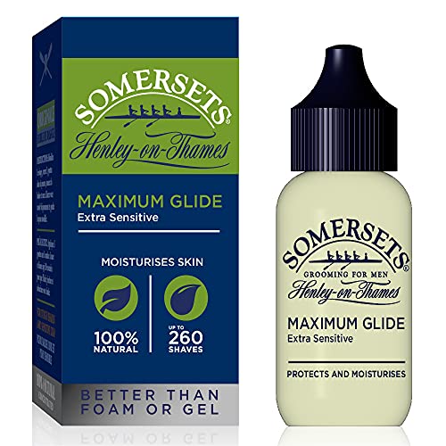 Somersets Maximum Glide Extra Sensitive Shaving Oil, 35 ml
