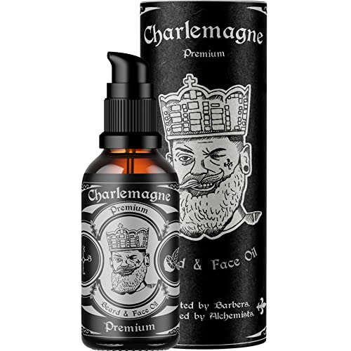 Charlemagne Bartöl - TESTSIEGER - 100% Vegan Bartöl Vanille Tabak Duft - Bart Öl Made in Germany Bartöl...