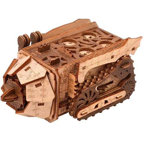 ESC WELT Space Rover Puzzle Box - Escape Room in einer Box - Weltraum-Themen-Gehirntrainer - 3D Puzzle-Spiel für Erwachsene & Kinder - Einzigartige Holz-Puzzle-Box - Ideal für Familienspaß und Geschen