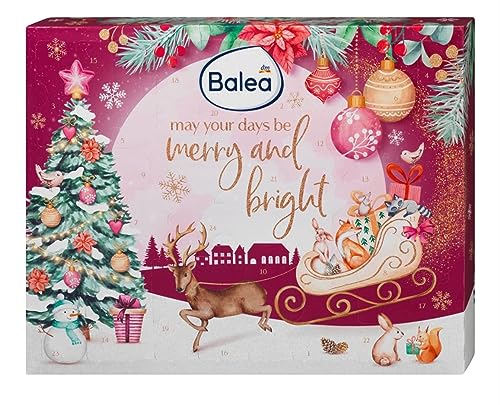 Balea Adventskalender 2021 Frauen Beauty - Kosmetik Advent Kalender für Frau & Mädchen, Wert 80€, Pflege Weihnachtskalender, Adventkalender, Women