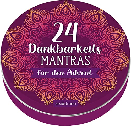 Adventskalender in der Dose. 24 Dankbarkeitsmantras für den Advent: Adventskalender für Erwachsene für mehr Achtsamkeit