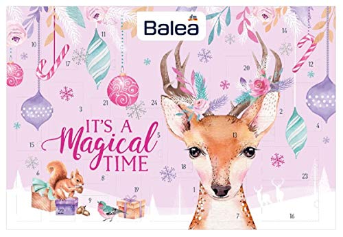 Balea Adventskalender 2021 Frauen Beauty - Kosmetik Advent Kalender für Frau & Mädchen, Wert 80€, Pflege Weihnachtskalender