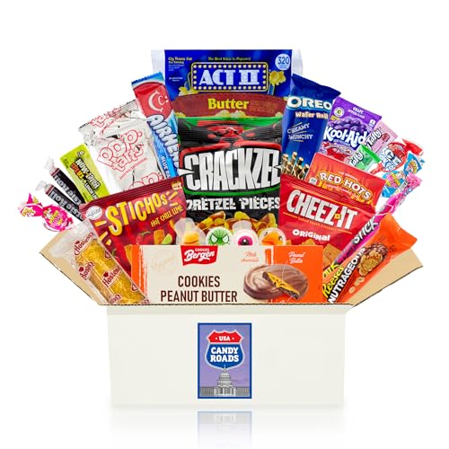 getDigital Candy Roads USA Box - Über 20 ausgewählte Süßigkeiten, Chips, Schokolade & Snacks aus Amerika - Probierbox mit Spezialitäten aus aller Welt
