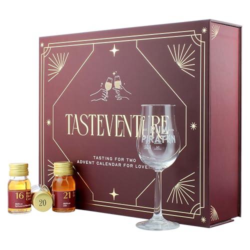 World of Drinks Adventskalender 2024 (24 x 30 ml) - mit Whisky, Rum, Gin, Likör, Spirituosen