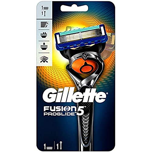 Gillette Fusion 5 ProGlide Rasierer Herren mit Trimmerklinge für Präzision und Gleitbeschichtung, Rasierer +...