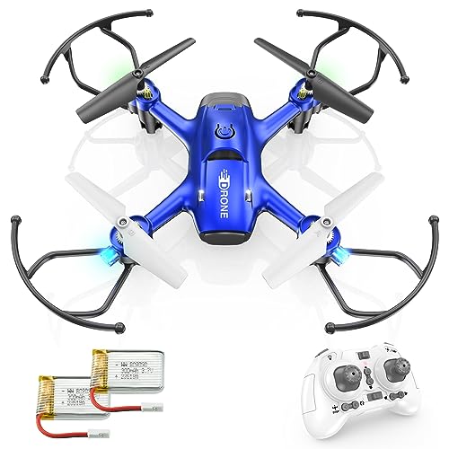 Wipkviey T16 Mini Drohne für Kinder, RC-Quadrocopter für Anfänger mit 2 Batterien, mit Lichtern,...