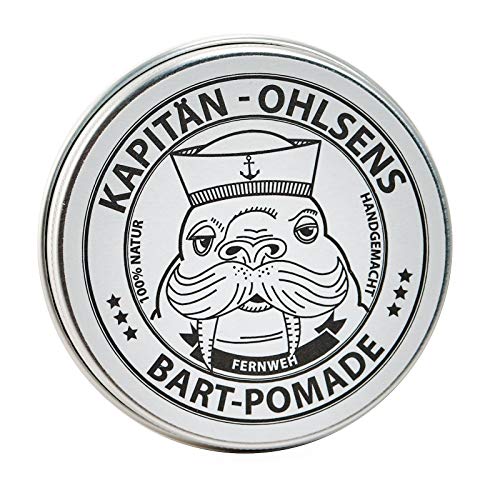 Kapitän Ohlsens Bart Pomade - Bartpflege und Styling - 100% natürlich - 60ml