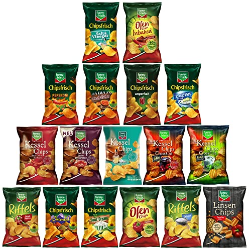 funny frisch 17er Party Mix - 17 Tüten funny frisch Chips