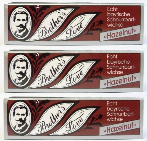 3er Set: Brothers Bartwichse hazelnut